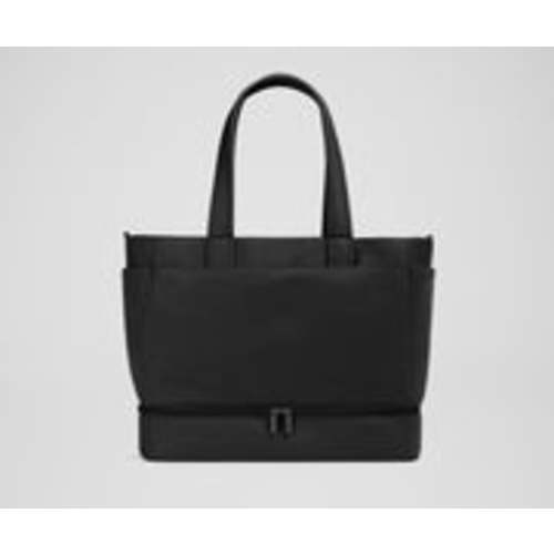 The Double Diaper Tote in Jet Black | Away