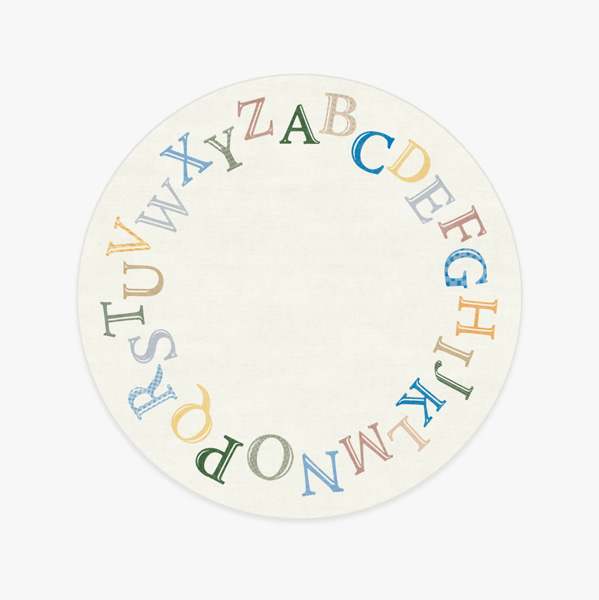 Easy as ABC Multicolor Rug | Ruggable US