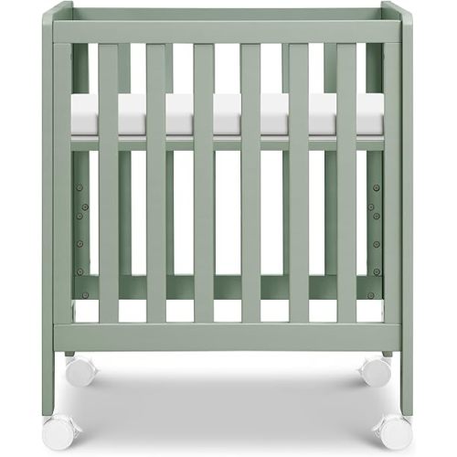 Carter's by DaVinci Colby Grow 6-in-1 Convertible Crib - Portable Bassinet, Full-Size Baby Crib w/Removable Wheels, Toddler Bed, Junior, Full-Size Bed, GREENGUARD Gold Certified, 4 Adjustable Heights
