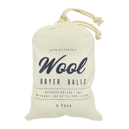 Better Homes & Gardens Wool Dryer Balls, 6 Counts, 2.75" Each Dryer Ball