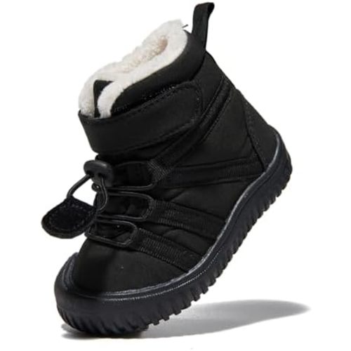 Newsonet Toddler Winter Snow Boots Boys Girls Cold Weather Baby Faux Fur Shoes (Infant/Toddler/)