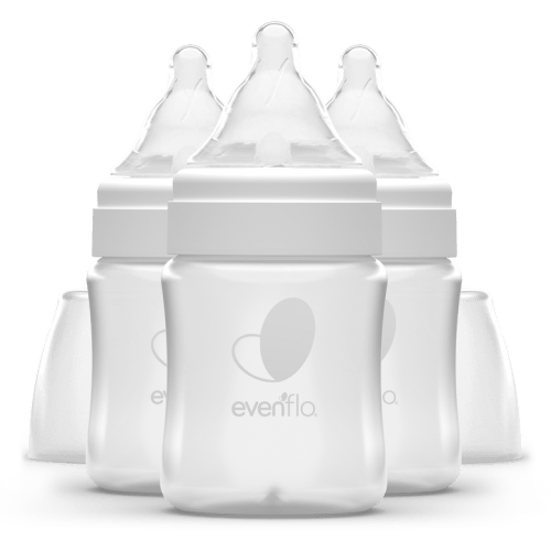 Balance + Baby Bottles / wide neck / plastic / 5oz 3pack