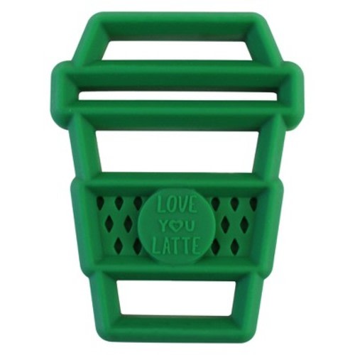 Itzy Ritzy Silicone Teether Latte - Green