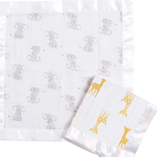 Safari Babes Muslin Security Blanket 2pk | aden + anais