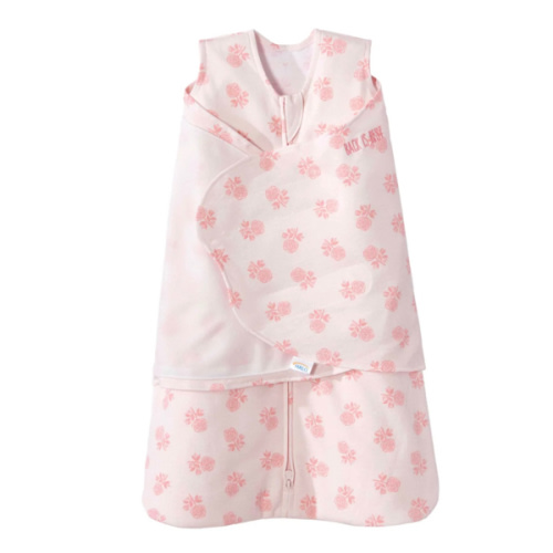 Rose Toss Blush Cotton Swaddle - Newborn | HALO
