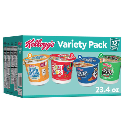 Kellogg's Variety Pack Single Serve Cereals, 12 pk. - Sam's Club