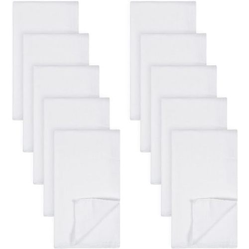 Gerber 10 Pack Flatfold Birdseye Diaper