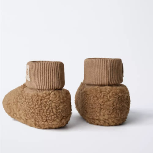 ANIMAL SLIPPERS - Brown | ZARA United States