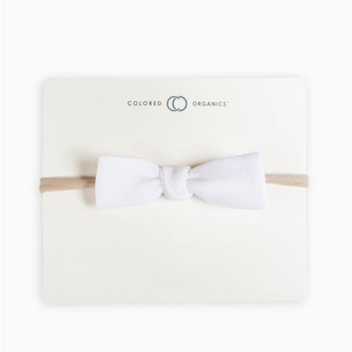 Cotton Dainty Bow, White