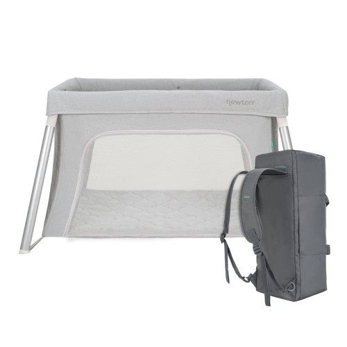 Compact Travel Crib & Play Yard - Grey