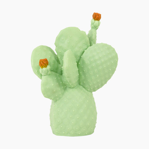 Goodnight Light Cactus Lamp - Pale Green/Dark Orange