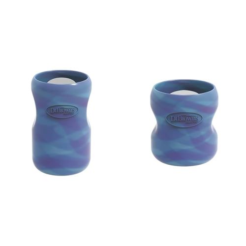 Dr. Brown's Silicone Sleeves for 9 oz and 5 oz Glass Baby Bottles, Glow in The Dark