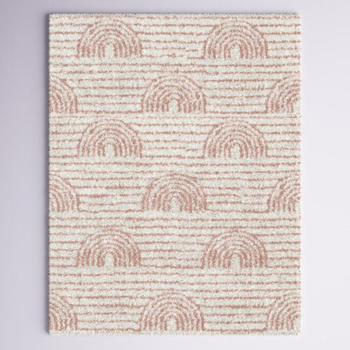 Larri Rainbow Shag Area Rug