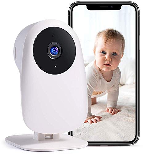 Nooie Baby Monitor with Camera and Audio 1080P Night Vision Motion and&nbsp;Sound&nbsp;Detection 2.4G WiFi Home Security Camera for Baby Nanny Elderly and Pet Monitoring,&nbsp;Works&nbsp;with&nbsp;Alexa