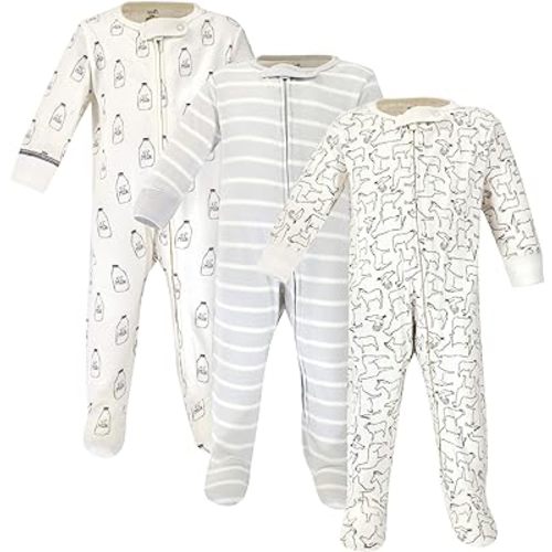 3-6 Months Touched by Nature Baby Girls' Organic Cotton Sleep and Play