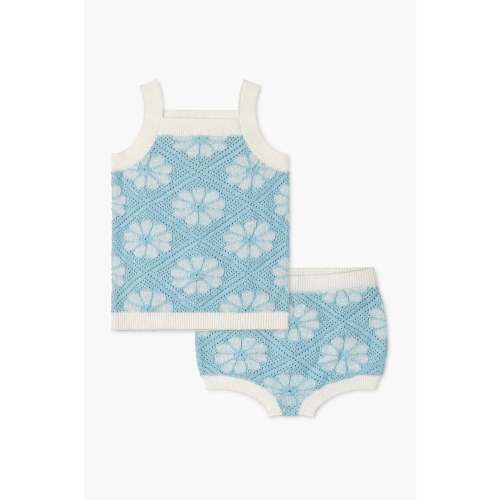 Monica + Andy Knit Two-Piece Set - 0-3 months