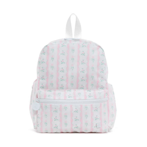 Mini Backer, Ribbon Floral Pink