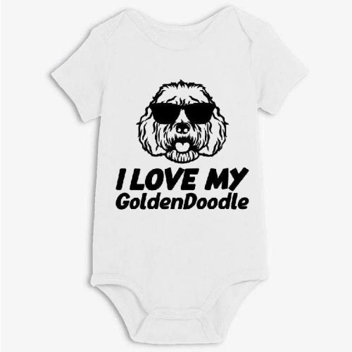 Goldendoodle Baby Bodysuit Onesie (3-6M)