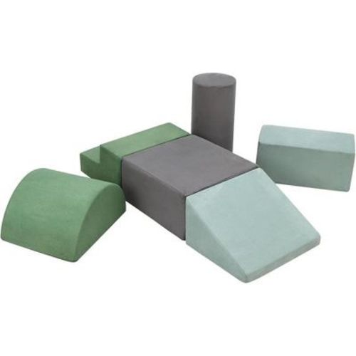Soft Foam Toddler, 6pcs Climbing Block Set, Indoor Climbing And Crawl Toy For Kid, Foam Climbing Blocks Set For Toddler, Orange
