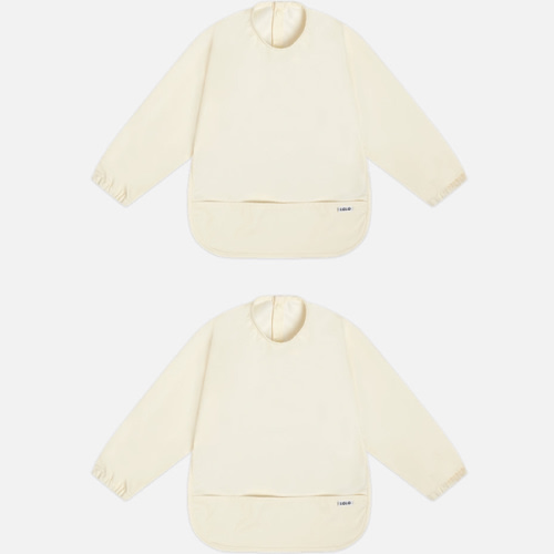 Smock Bib / 2 Pack / Oatmeal