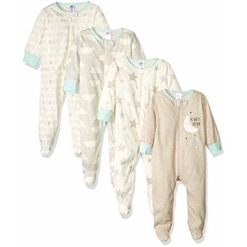 Gerber Baby Boys 4 Pack Sleep 'N Play Footie