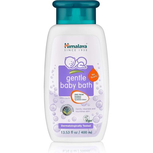 Himalaya Gentle Baby Bath, Gentle, Non-Irritating Cleanser for Nourishing Your Baby’s Skin, 13.53 oz