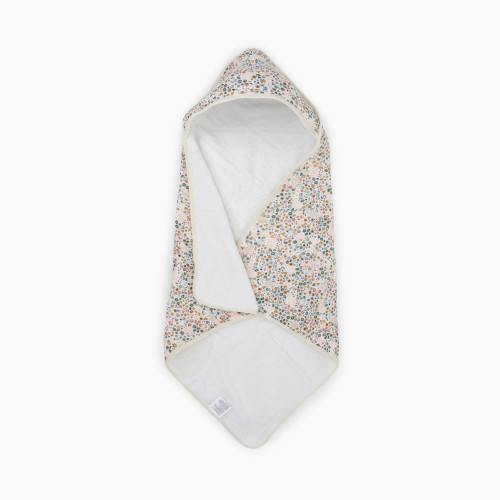 Little Unicorn Cotton Muslin & Terry Infant Hooded Towel - Pressed Petals