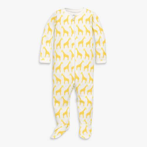 Baby organic animal friends zip footie | Primary.com
