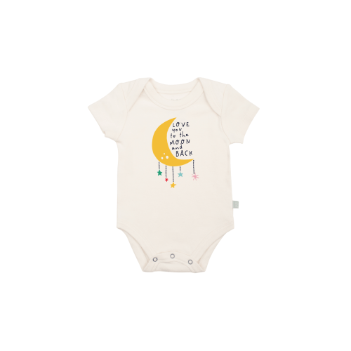 Organic Baby Graphic Bodysuit | Moon and Back, 3-6M