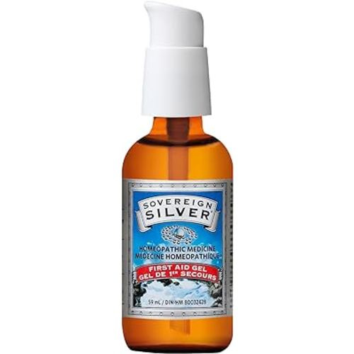 Sovereign Silver First Aid Gel – Homeopathic Medicine, 2oz (59mL) - Be Prepared for Life's Little Mishaps