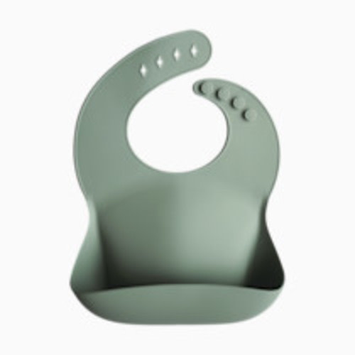 Mushie Silicone Bib - Cambridge Blue