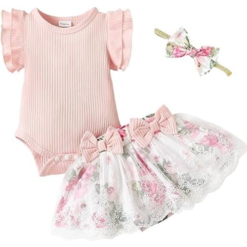 Preemie Clothes Girl Newborn Romper Shorts Set Floral Summer Outfits Infant Baby Clothes Girl
