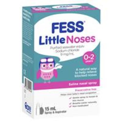 Buy Fess Little Noses Saline Nose Spray + Aspirator 15ml Online at Chemist Warehouse®