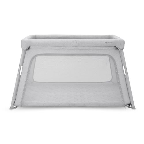 Newton Baby Travel Crib & Play Yard – Breathe-Thru Mattress for Safe Sleep, Portable & Easy Disassembly, Completely Washable, 2X Larger Surface Area, Non-Toxic, Largest-in-Class with Travel Bag, Grey