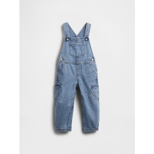 Baby & Toddler Heart-Pocket Horseshoe Overalls