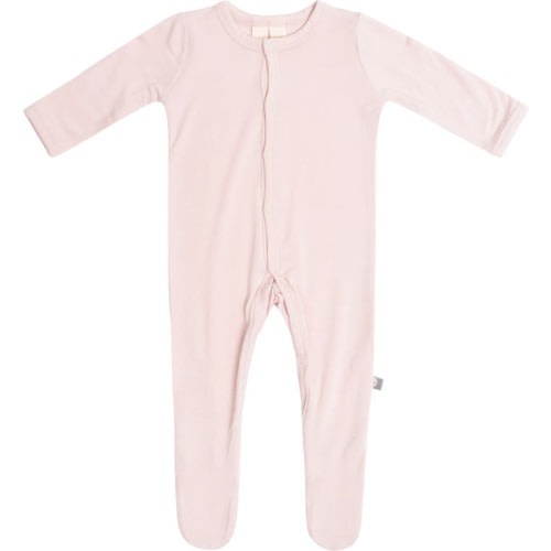 KYTE BABY Snap Footie, Blush