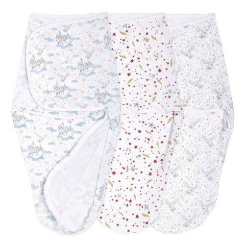 Aden + Anais Essentials Easy Swaddle Wrap - Harry Potter - 0-3 Months - 3pk