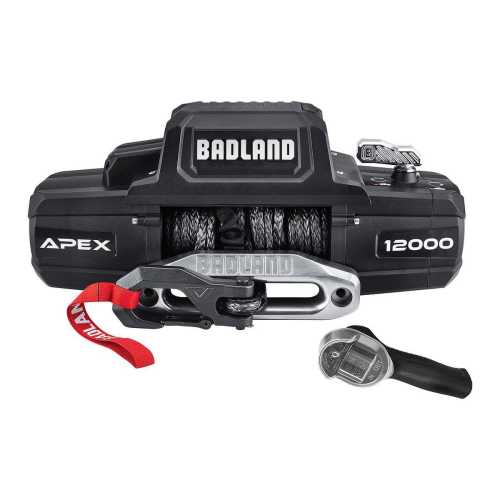 12,000 lb. Winch with Synthetic Rope and Wireless Remote