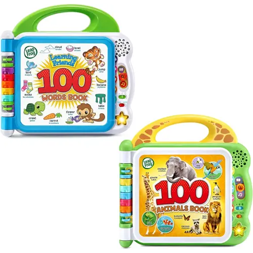 LeapFrog 100 Words and 100 Animals Book Set (Frustration Free Packaging)