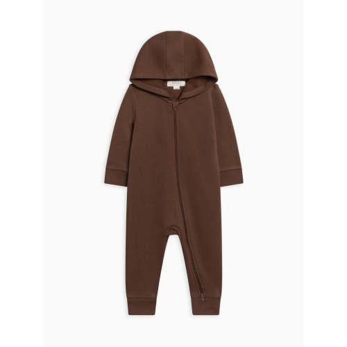 Greer Fleece Hooded Zipper Romper