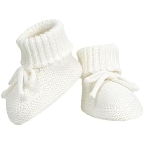 Hadetoto Baby Booties Newborn First Walkers Cozy Shoes Warm Knit Soft Booties for Toddler Infant Boy Girl