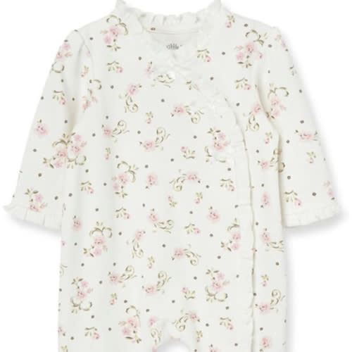 Amazon.com: Little Me Baby Clothes & Outfits - Girls One Piece Hat & Footed Sleeper Pajamas - Preemie, Damask Scroll: Clothing, Shoes & Jewelry