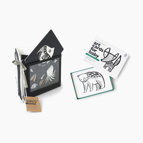Wee Gallery Tummy Time Gallery & Art Cards Bundle - Woodland Collection