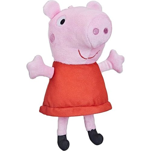 Peppa Pig Toys Giggle 'n Snort Plush Doll, Interactive Stuffed Animal with Sound Effects, Preschool Toy for Kids Ages 12 Months and Up 7.5 Inch