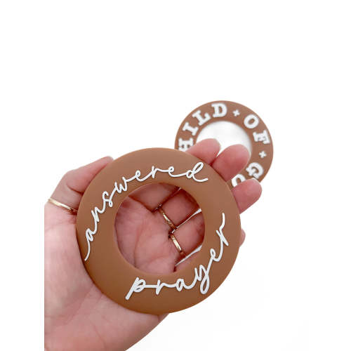 Silicone Teething Ring – OUR HOUSE ABOVE