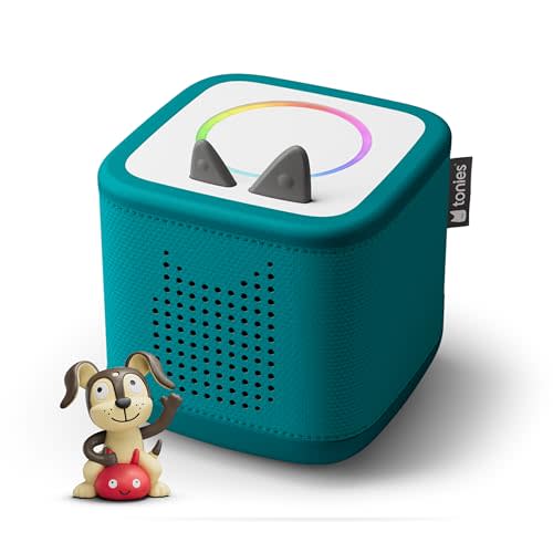 Toniebox 2 Audio Player Starter Set for Kids 1+ with Playtime Puppy - Tropical Teal