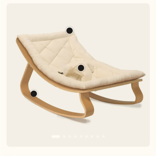 LEVO Baby Rocker in natural wood – Charlie Crane Paris
