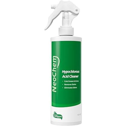 Hypochlorous Acid Spray - All Purpose Cleaner for Home, Cuts Grease & Grime, Removes Stains, Eliminates Odors, Eco-Friendly, No-Rinse Formula, Safe for Family & Pets, USA Made