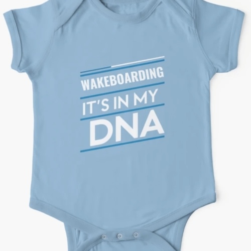 Wakeboarding its in my dna | Baby One-Piece
