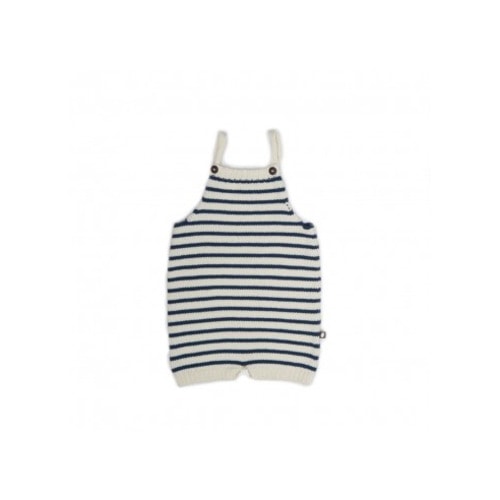 Knit Romper / Navy Stripes : Fawn Shoppe - Global Boutique For Unique Children's Designs